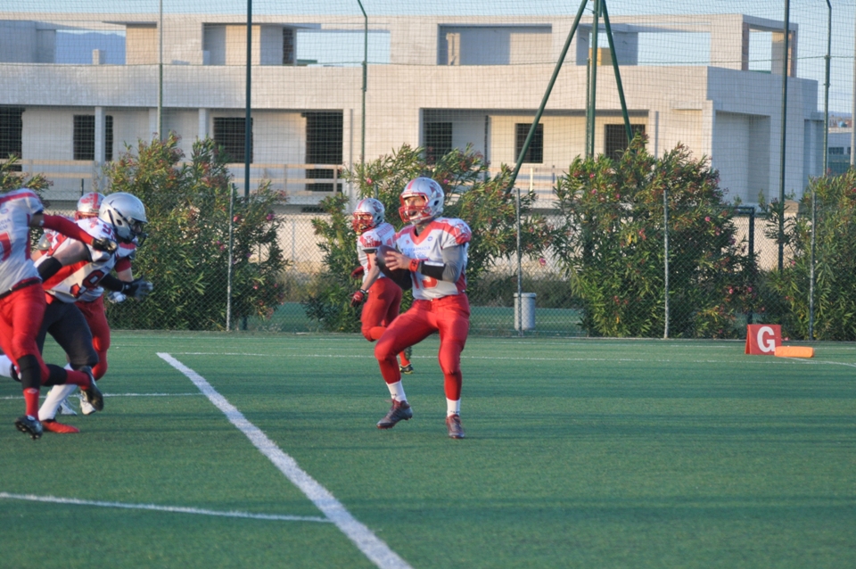 Sam Meloni ha realizzato il touchdown della bandiera (Foto Battista Battino)